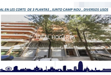 Local comercial-Local comercial-LOCAL EN LES CORTS DE 3 PLANTAS , JUNTO  4